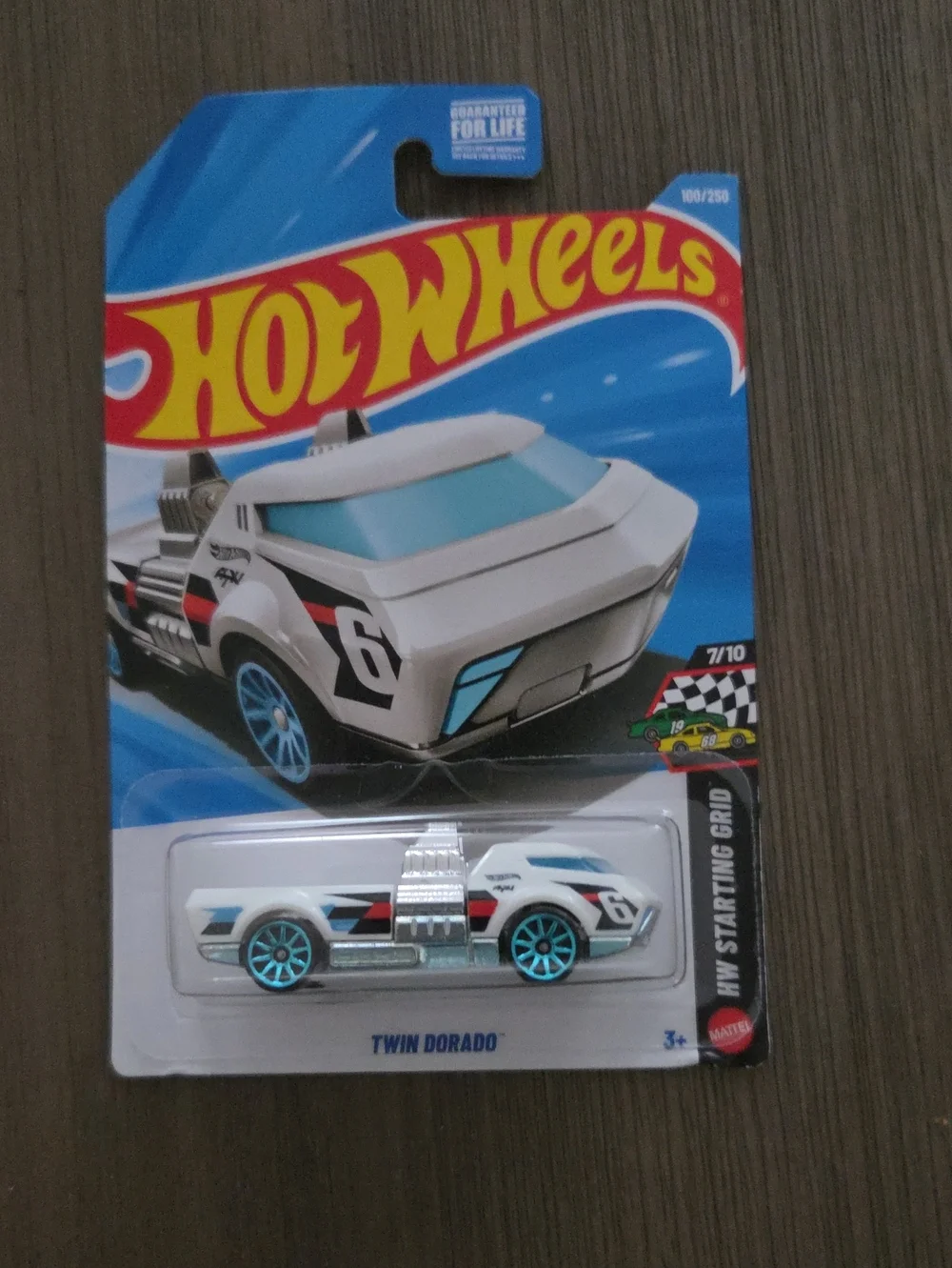 Twin Dorado White Hot Wheels Die-Cast Toy Car
